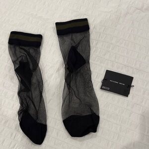 Black Sheer Socks
